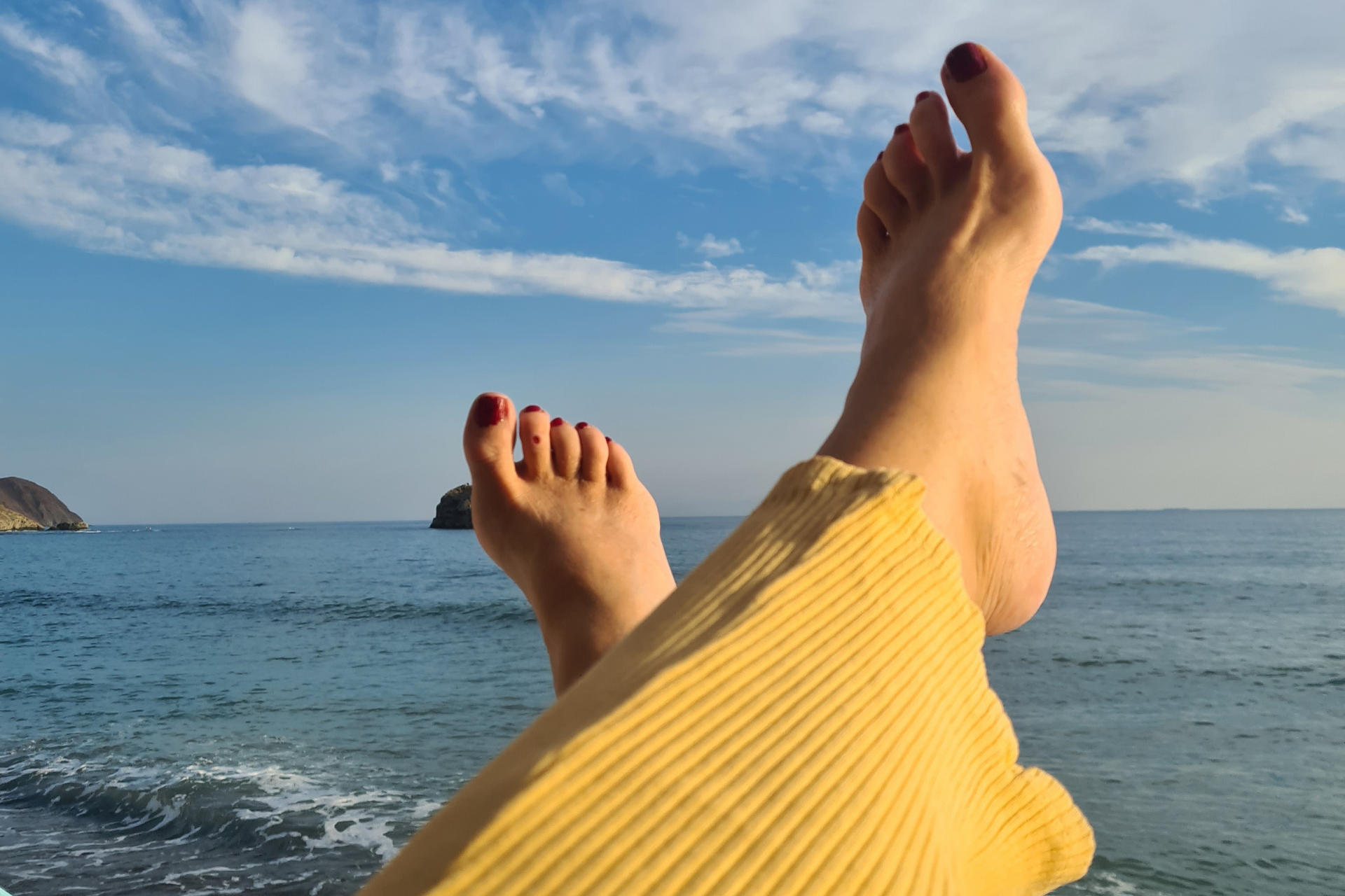 Blote voeten Eressos