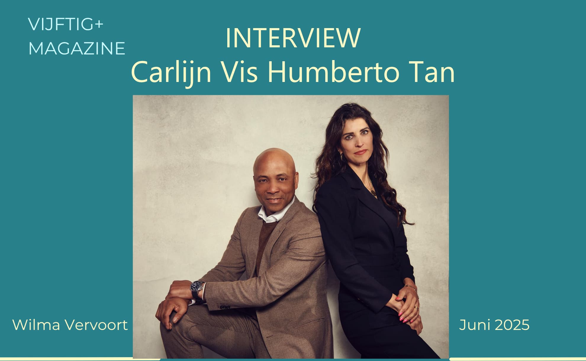 Interview Carlijn Vis en Humberto Tan over podcast Doorgaan