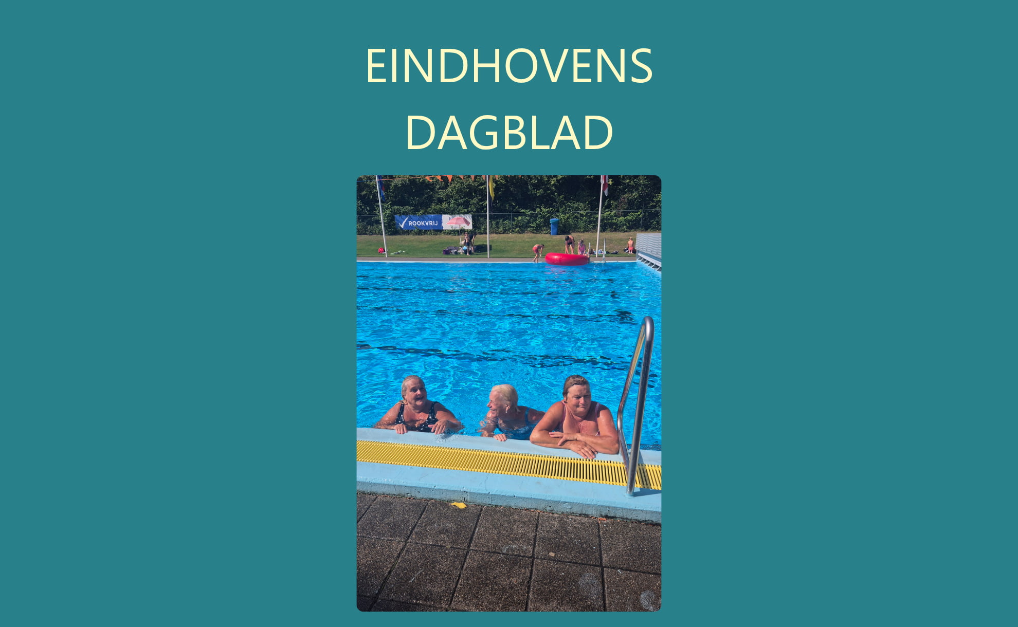 Vaste bezoekers vieren 60 jaar zwembad De Dolfijn in Best