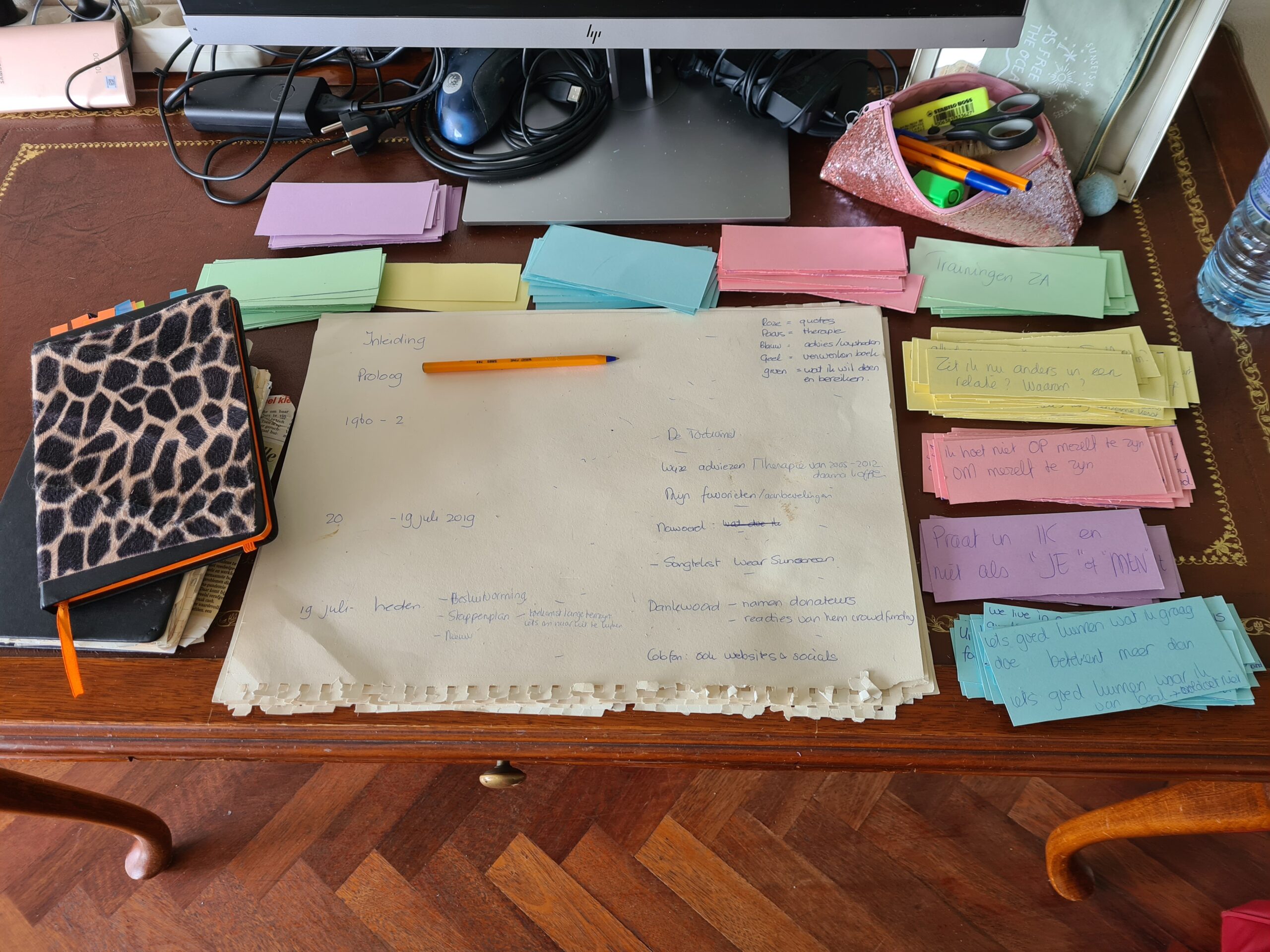 Het schrijfproces van Mijn Moedboek