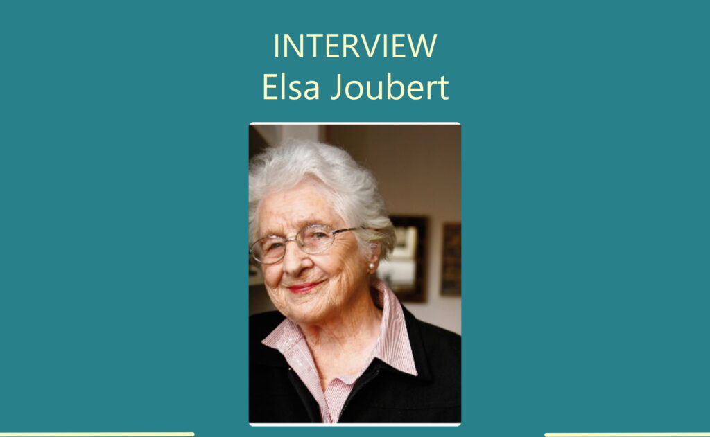 Elsa Joubert schrijfster Reservetijd